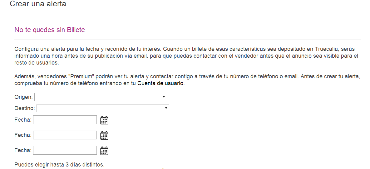 Como crear una alerta billetes baratos gratuita